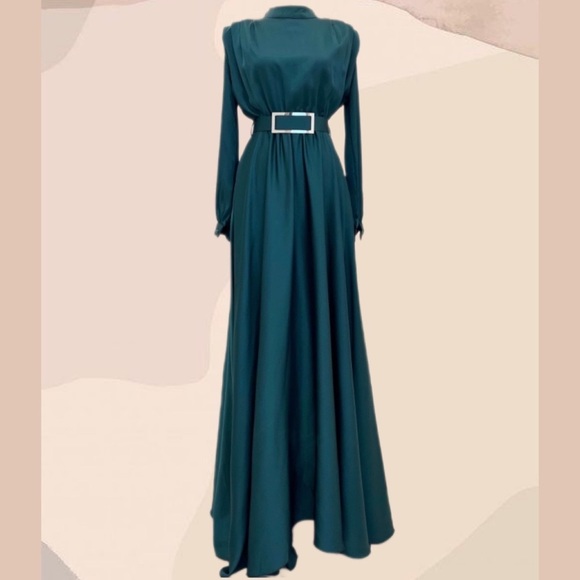 Custom Turkish Style Modest Maxi Dress (never worn) - Picture 1 of 5